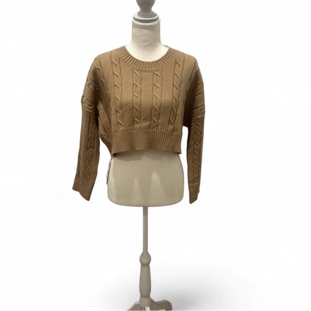 Commense Beige Knit Sweater